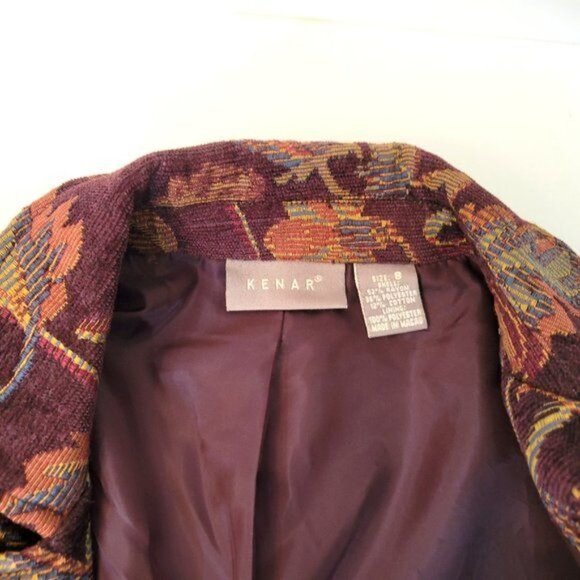 Vintage Tapestry Blazer Academia Victorian - Picture 2 of 4
